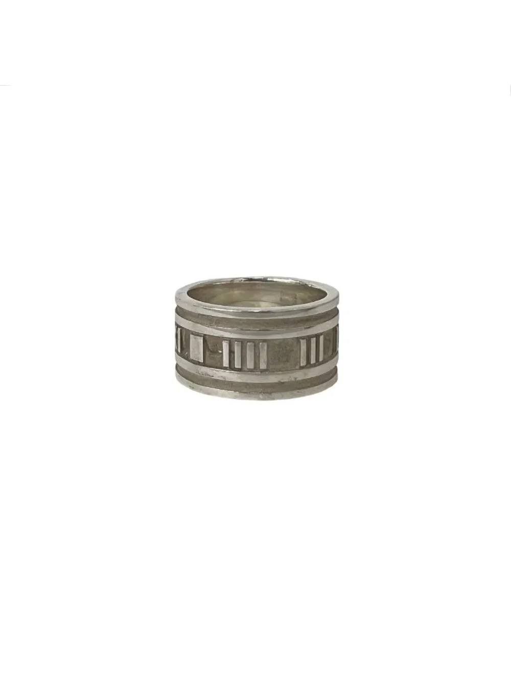 Tiffany & Co Atlas Wide Ring 925 Sterling Silver
